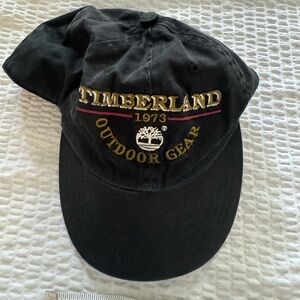 Black vintage timberland hat
